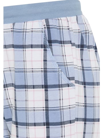 Vivance Active Pyjama in mauve und graublau kariert