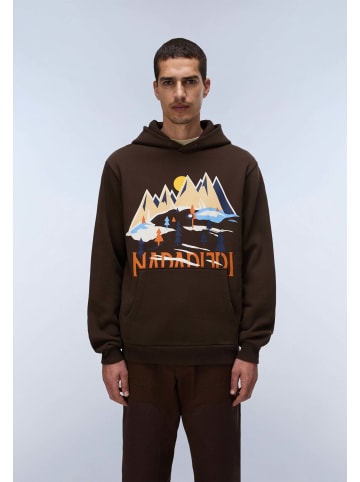 Napapijri Kapuzenpullover B-SWEAT H in Demitasse WT3