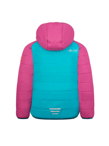 Trollkids Ski-/ Snowboardjacke Hafjell XT in navy/moss