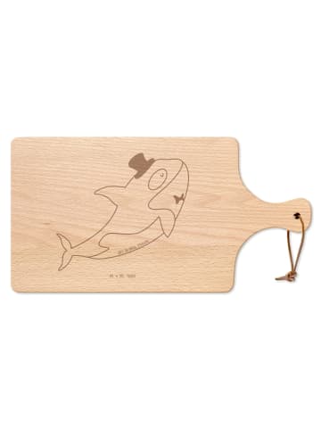 Mr. & Mrs. Panda Frühstücksbrettchen Orca Zylinder ohne Spruch in Transparent