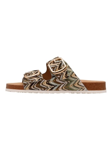 S.OLIVER RED LABEL Pantoletten in Khaki