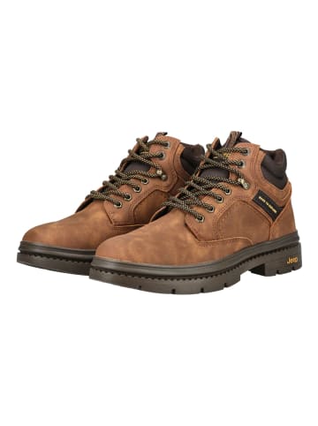 Jeep Stiefelette Cognac