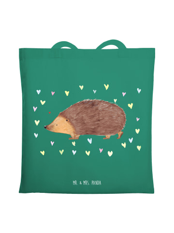 Mr. & Mrs. Panda Schultasche Igel Herzen ohne Spruch in Mint