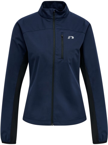 Newline Reißverschluss Jacke Reflektierend Logo Women Core Damen in BLACK IRIS