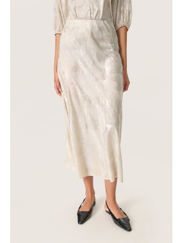 Soaked in Luxury Rock SLKitty Gerade Passform in Ancient Scroll metallic print