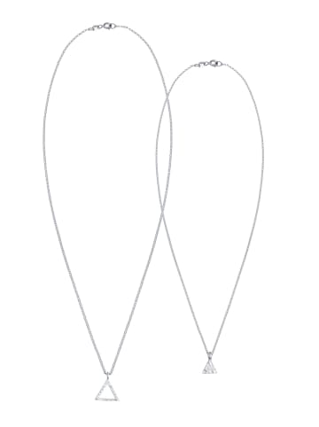 Elli Halskette 925 Sterling Silber Geo in Silber