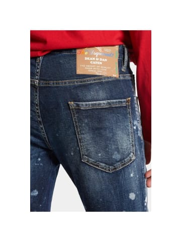 Dsquared2 Dark Moldy Wash Cool Guy Jeans in blau