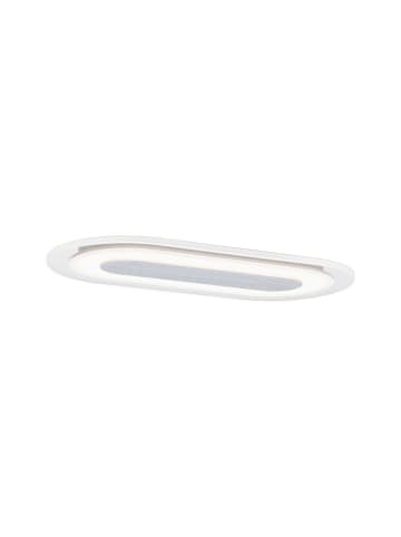 paulmann LED Einbaustrahler 1er Set Premium Line Whirl oval in Alu, Satin -H:10mm