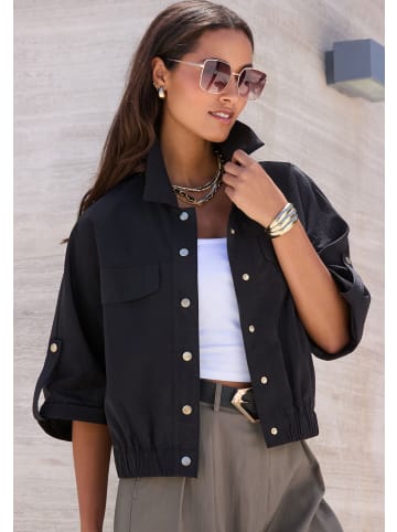 LASCANA Blouson in schwarz