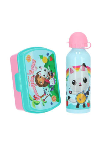 Gabby's Dollhouse Lunchbox Set Brotdose und Trinkflasche