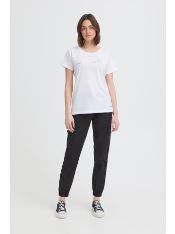 North Bend T-Shirt NBCarla W in Weiß