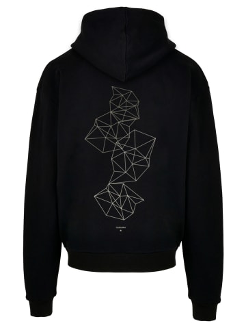 F4NT4STIC Ultra Heavy Hoodie Geometrics Abstract in schwarz