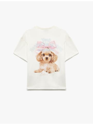 KOTON TSHIRT SS in Ekru
