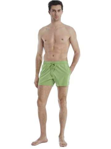 BLACKSPADE Fits perfect Badeshorts Short Uni mit kurzem Bein in green