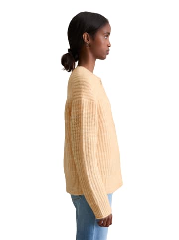 Marc O'Polo DENIM Chunky-Cardigan cropped in Bleached Apricot