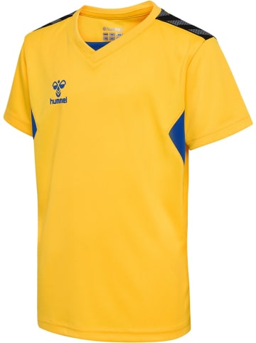 Hummel Shirt "Hmlauthentic Pl Jersey S/S Kids" in Gelb