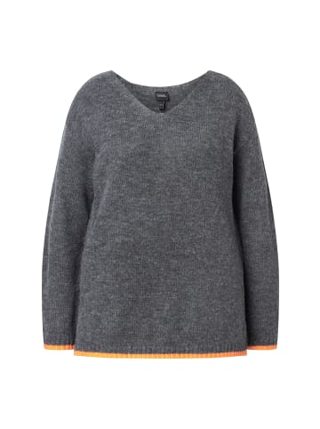 Ulla Popken Pullover in graphitgrau