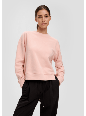 QS Sweatshirt langarm in Orange