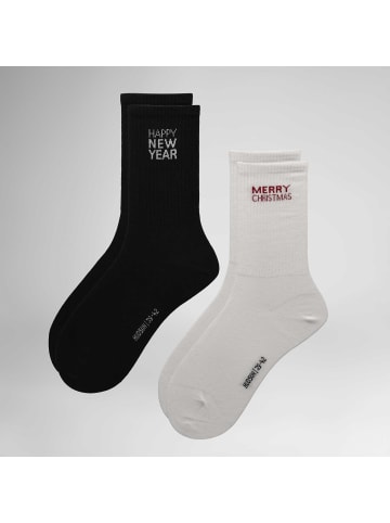 Hudson Socken Holiday 2-Pack druckfrei in Colour mix