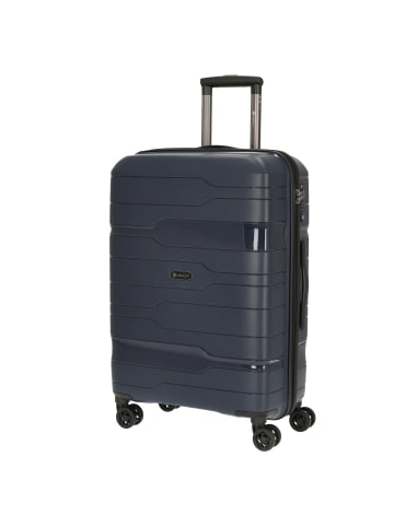 Check.In Memphis - 4-Rollen-Trolley 67 cm in blau