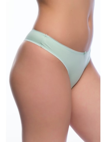 Yenita® String-Tangas 5er Set in mint-pink-grau