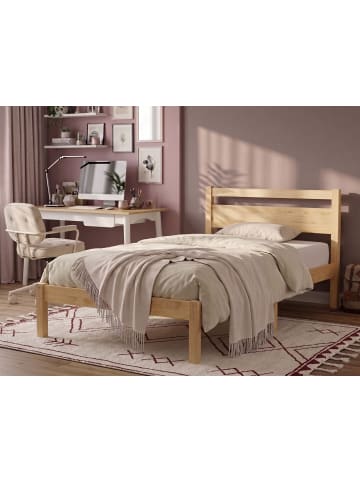Beliani Kinderbett ECHALLON in Braun - (W) 97 x (H) 71 x (L) 208 cm