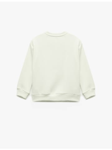 KOTON SWEATSHIRTS in Ekru