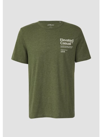 s.Oliver T-Shirt in 79D2_olivgrün