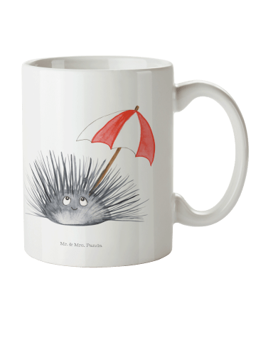 Mr. & Mrs. Panda Kinderbecher Seeigel ohne Spruch in Weiß