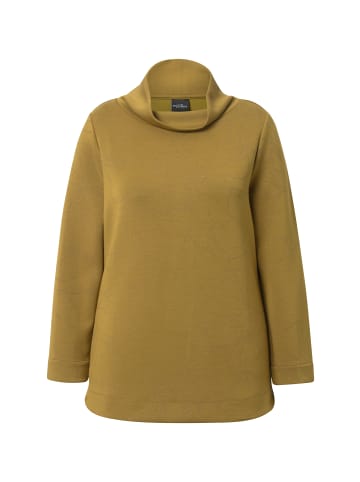 Ulla Popken Sweatshirt in olivgrün