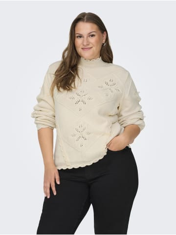 ONLY Carmakoma Strickpullover in Birch
