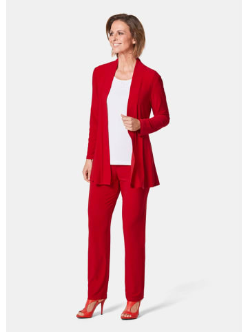 GOLDNER Jersey-Longjacke in rot