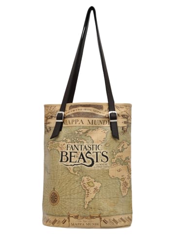 Dogo Tall Bag Umhängetasche - Mappa Mundi Fantastic Beasts in Mehrfarbig