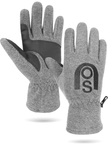 Normani Outdoor Sports Fleece Handschuhe Nuuk in Grau