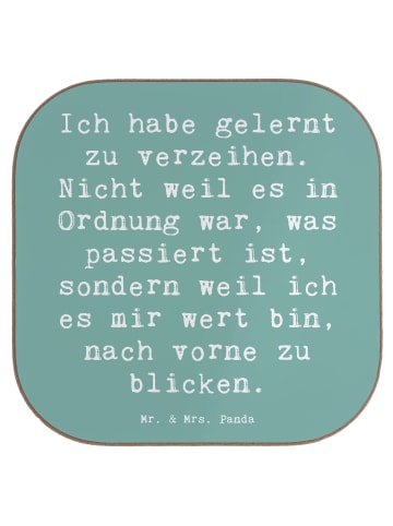 Mr. & Mrs. Panda Untersetzer Spruch Vergebung und Neubeginn mit ... in Meeresbrise