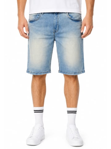 SOULSTAR Jeansshorts - im Baggy-Fit mit Stretch als Kurze Hose für Herren in Hellblau