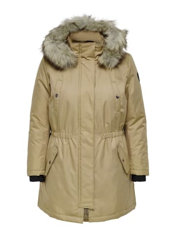 ONLY Carmakoma Langer Parka in Tigers Eye