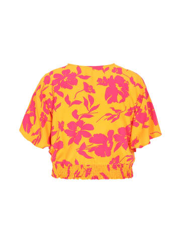 aleida Women Top in Yellow Multicolor