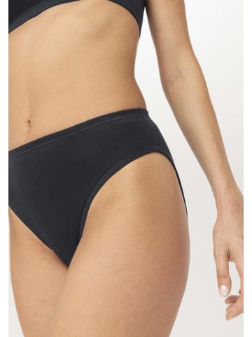 Hessnatur Taillenslip High Waist 2er-Set in schwarz