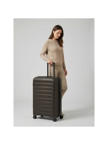 D&N Toronto 4 Rollen Trolley L 75 cm mit Dehnfalte mocha brown