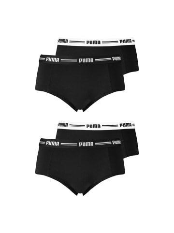 Puma 4er Pack Mini Shorts in Schwarz