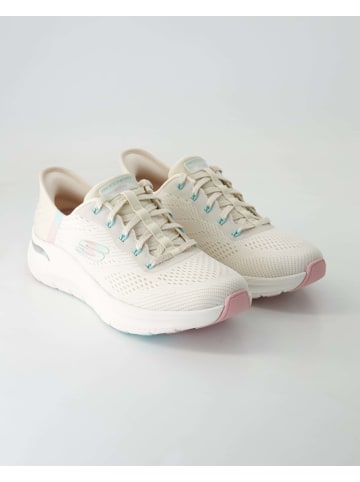 Skechers Slip On Sneaker in Beige