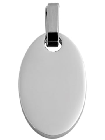 Adeliás Unisex Anhänger aus Edelstahl in silber