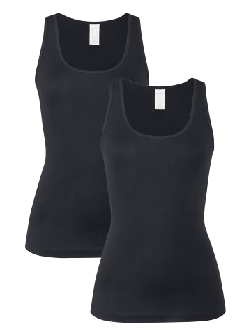 Hessnatur Tanktop in schwarz