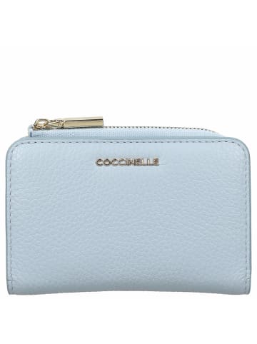 COCCINELLE Metallic Soft - Geldbörse 6cc 13 cm in mist blue