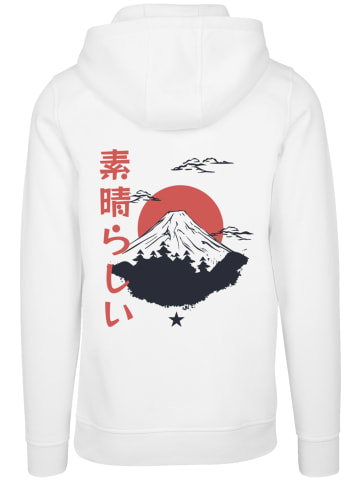 F4NT4STIC Hoodie Mount Fuji in weiß