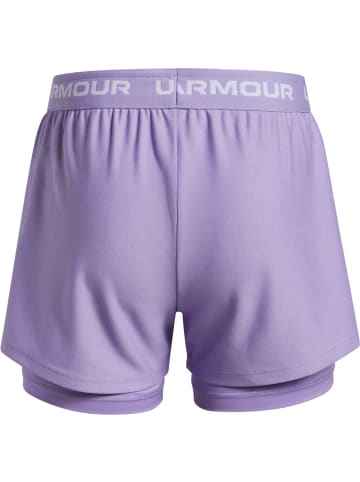 Under Armour Sportshorts "Tech Play Up 2N1 Shorts" in Lila