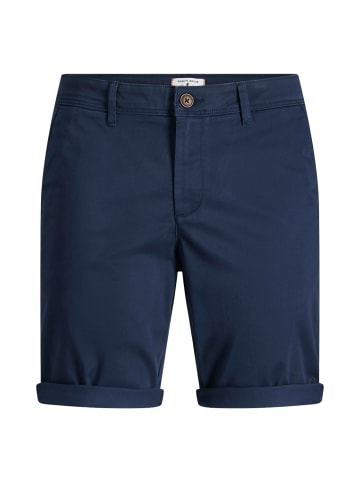 Jack & Jones Herren Shorts Mid Waist Chino Midi Bermuda Pants in Blau-2