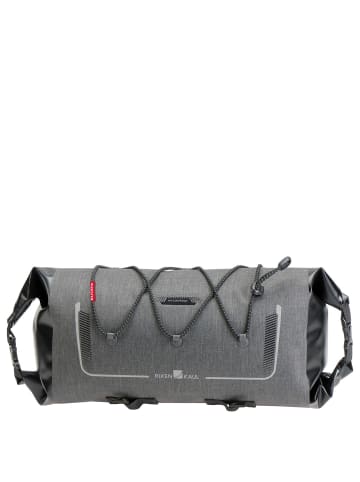 KLICKfix Bikepack x 12 - Lenkertasche (Bikepacking) 36 cm in grau/schwarz