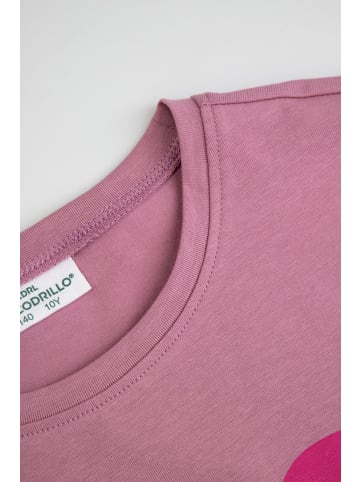 Coccodrillo T-Shirt mit kurzen Ärmeln in rosa